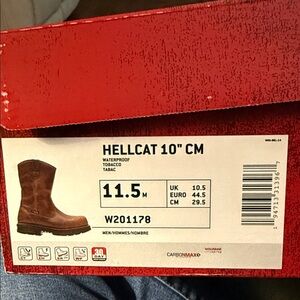 Wolverine Brown Leather Work Boots